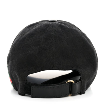 Gucci Monogram Web Baseball Hat L Black 5 of 10
