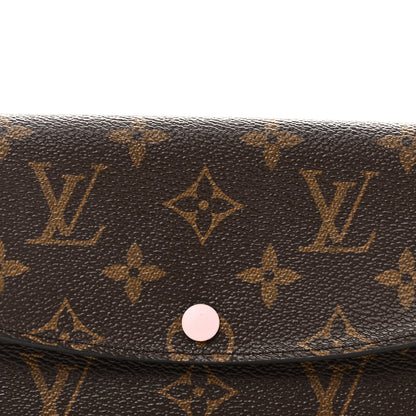 Louis Vuitton Monogram Emilie Wallet Rose Ballerine 8 of 8