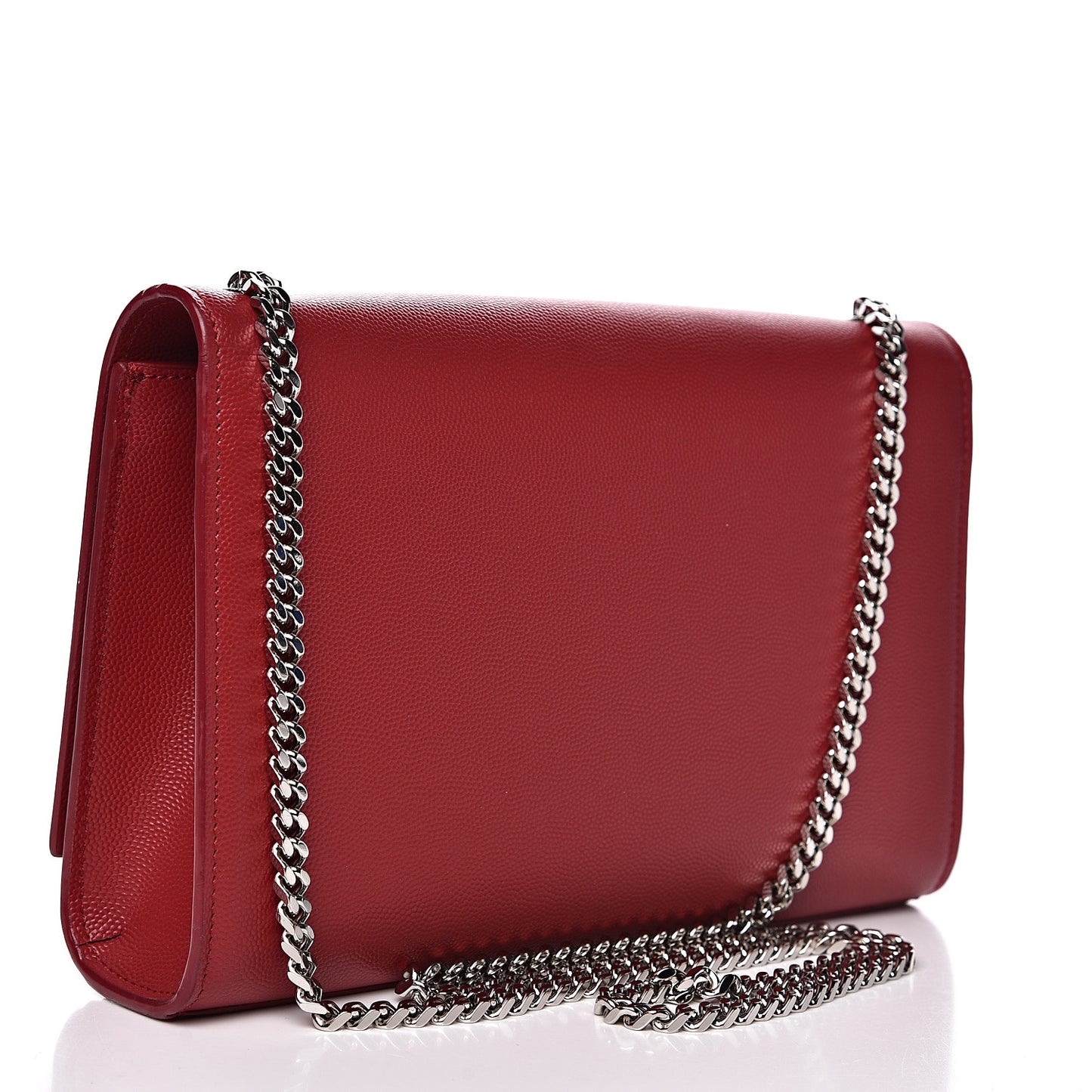 Grain De Poudre Medium Monogram Kate Satchel Red