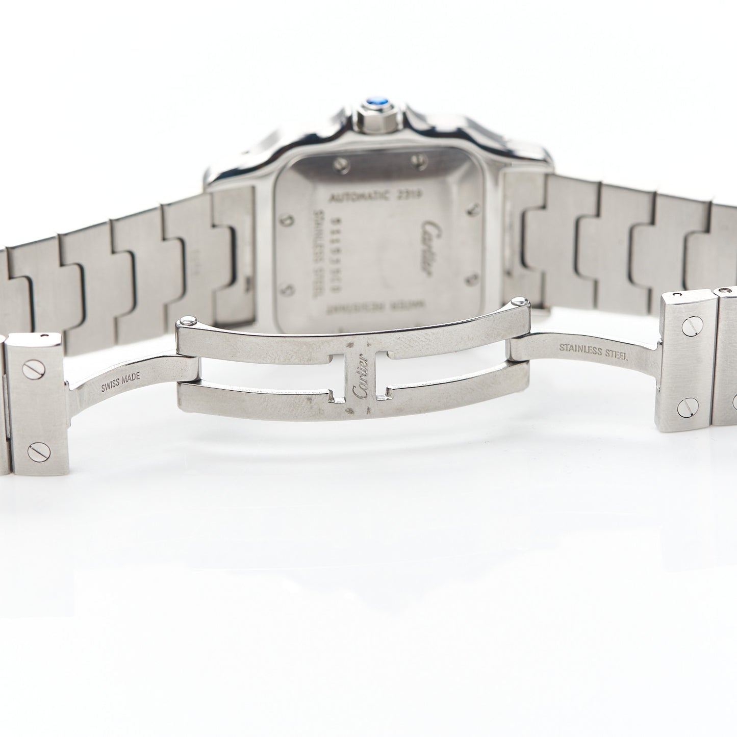 Stainless Steel 29mm Santos De Cartier Galbee Automatic Watch