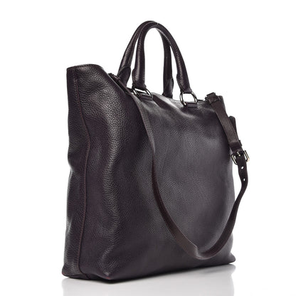 Prada Vitello Daino Tote Purple 4 of 11