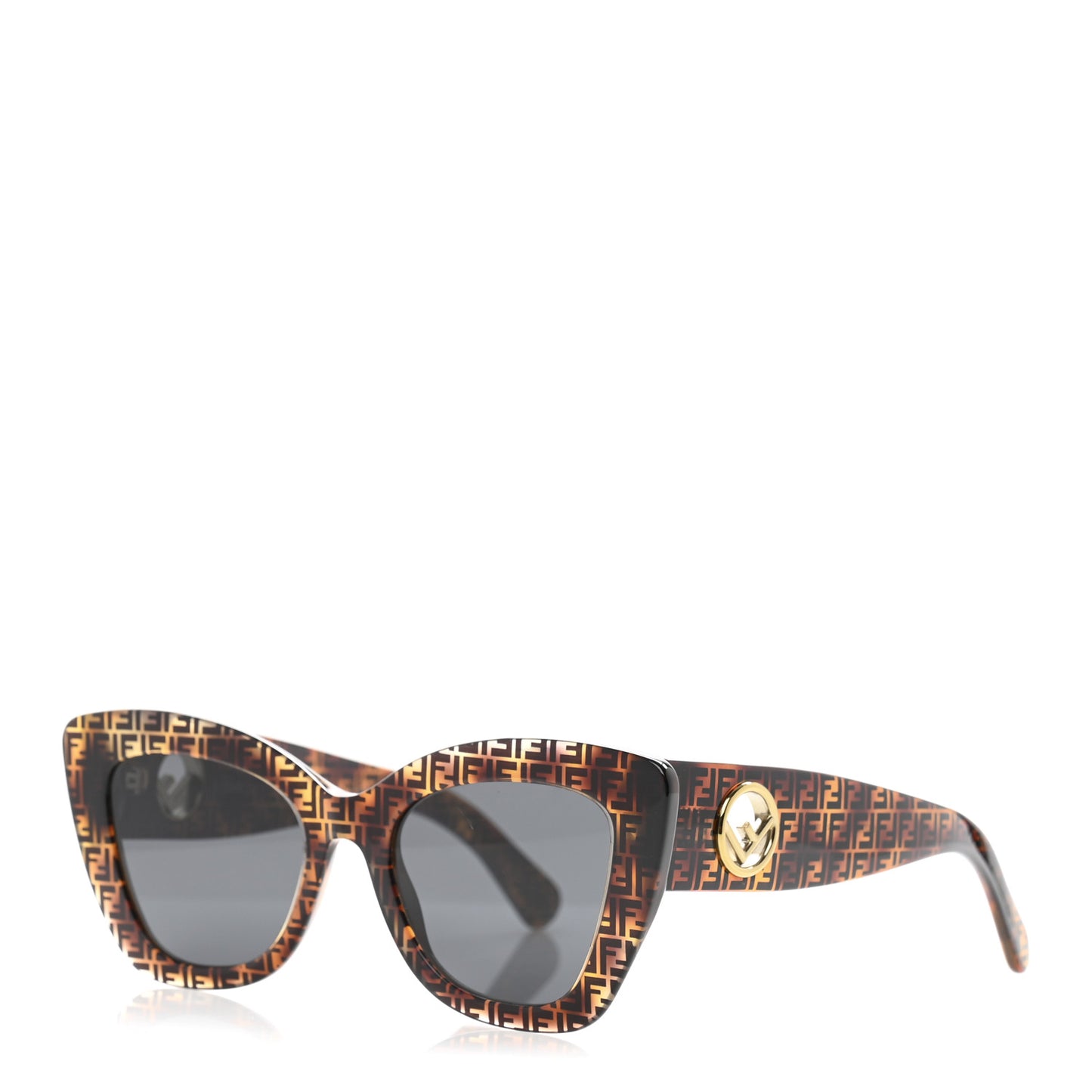 Acetate F is Fendi FF 51mm Cat Eye Sunglasses 0327/S Tortoise Camouflage