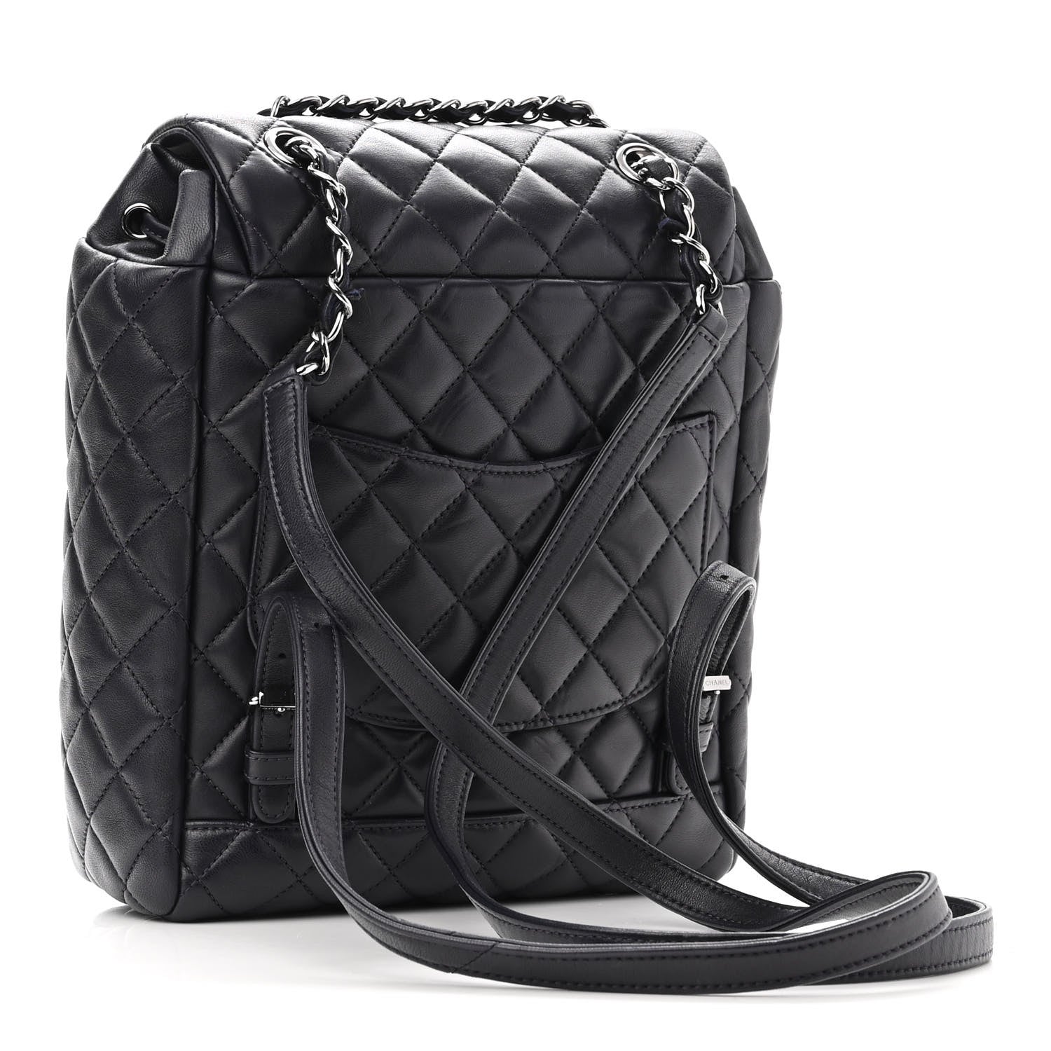 Chanel Lambskin Quilted Small Urban Spirit Backpack Navy 3 of 10