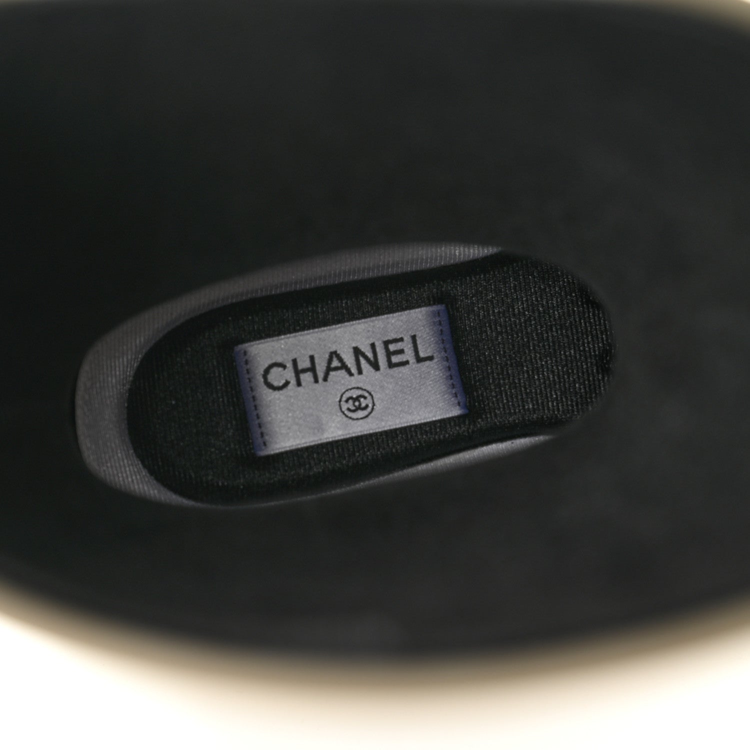 Chanel Caoutchouk CC High Boots 36 Dark Beige 7 of 8