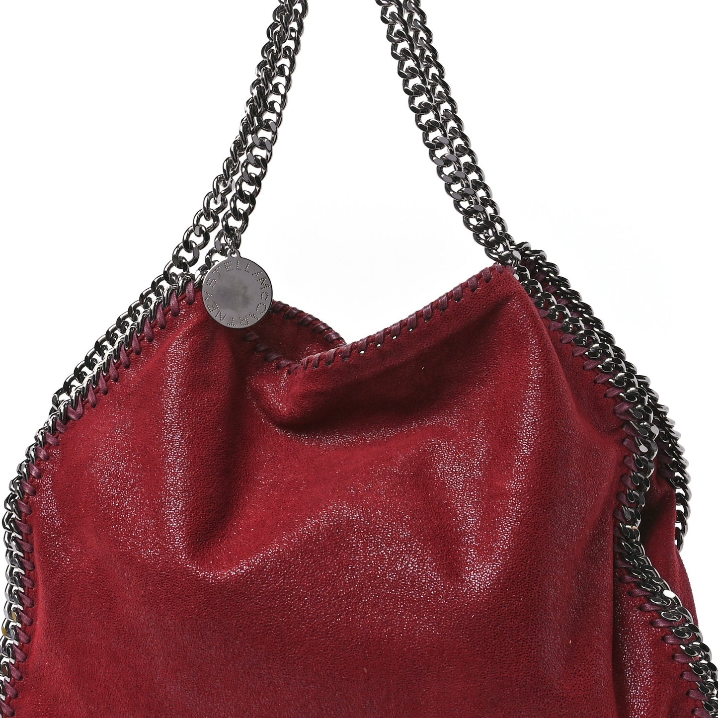 Shaggy Deer Small Falabella Tote Ruby