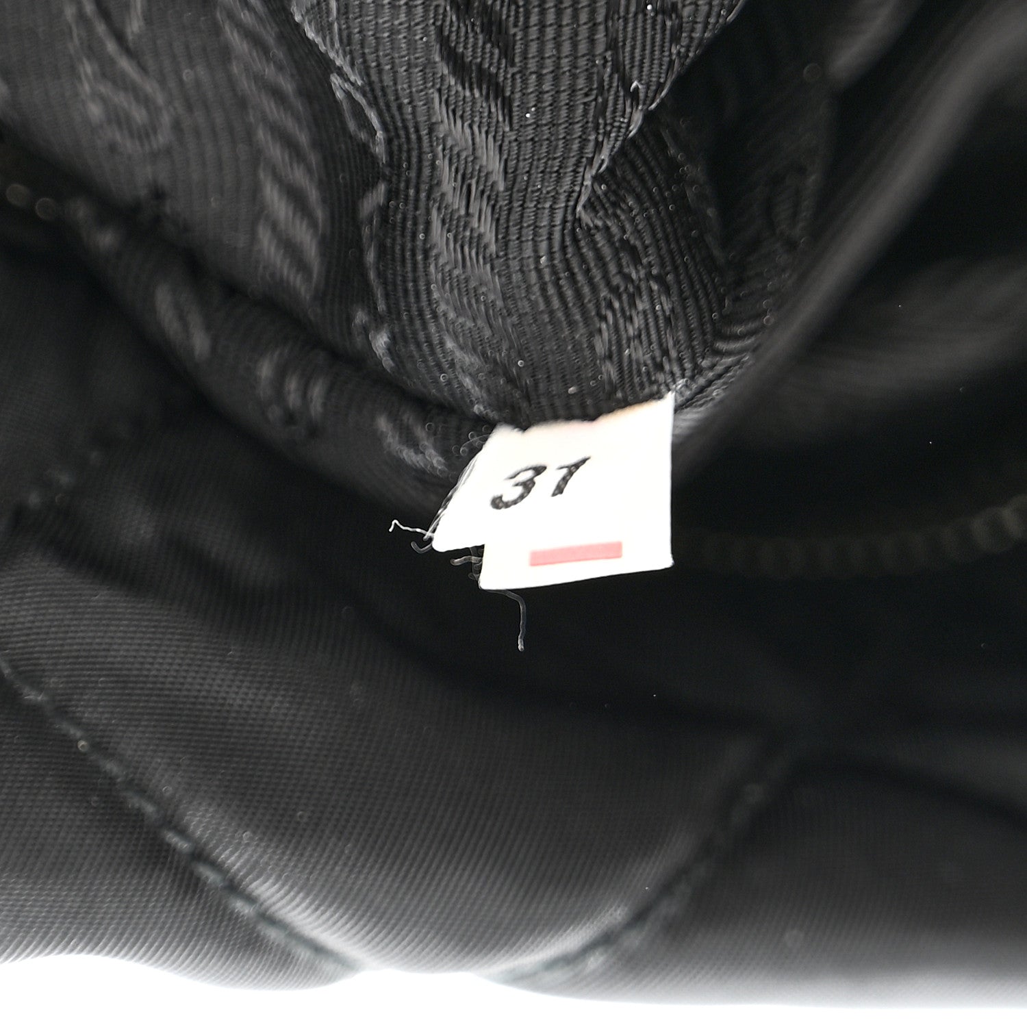 Prada Nylon Tessuto Quilted Chain Shoulder Bag Black 8 of 14