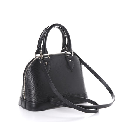Louis Vuitton Epi Alma BB Black 2 of 11