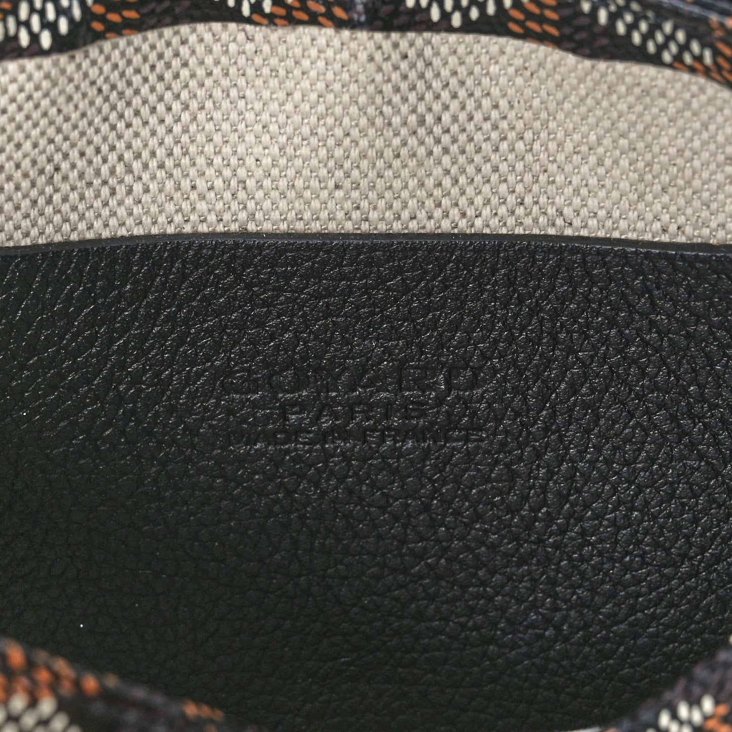Goyardine Plumet Wallet Clutch Black