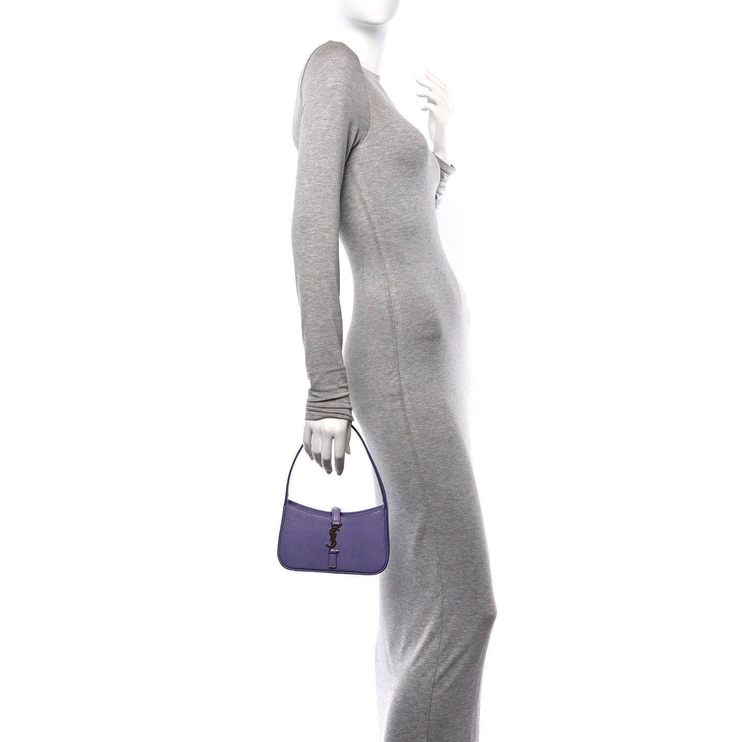 Saint Laurent Lizard Le 5 A 7 Mini Hobo Lilac 1619351 – FASHIONPHILE