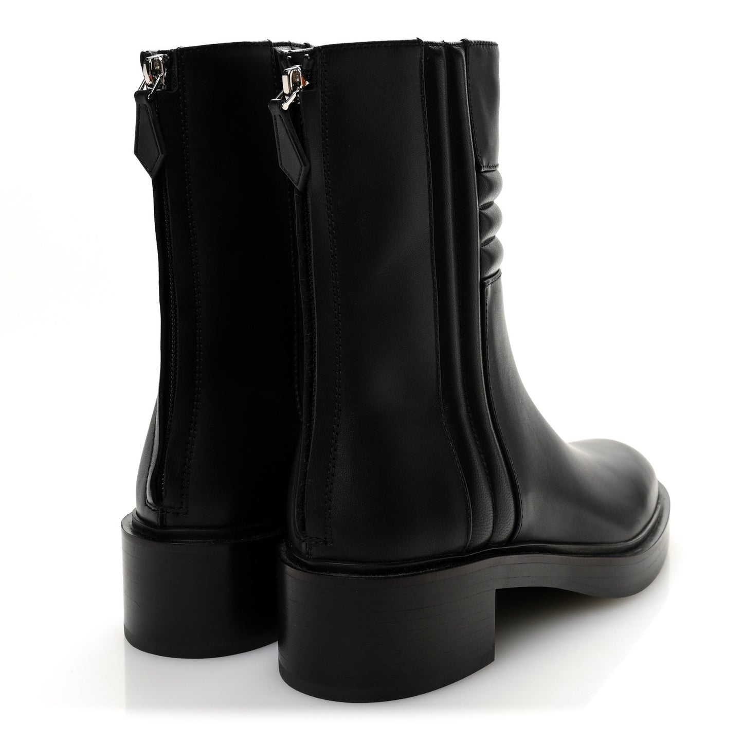 Calfskin Harper Ankle Boots 37.5 Black