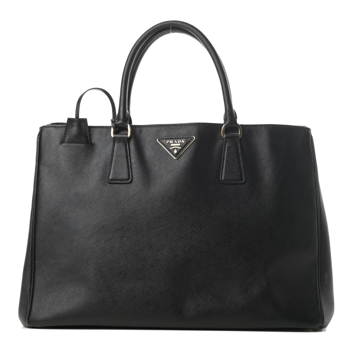 Saffiano Lux Large Tote Black