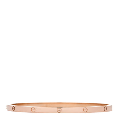 Cartier 18K Pink Gold Small LOVE Bracelet 19 2 of 8