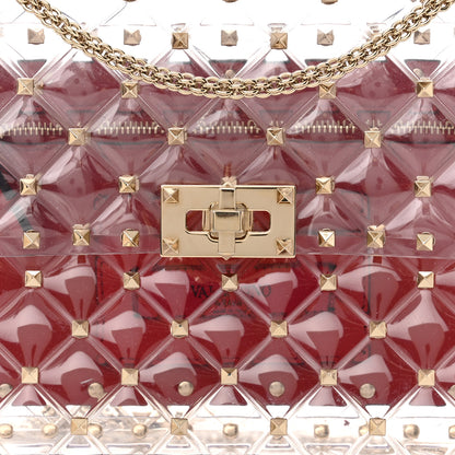 Valentino Garavani PVC Medium Rockstud Spike Shoulder Bag 7 of 10