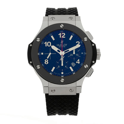 Hublot Stainless Steel Ceramic Rubber 44mm Big Bang Automatic Watch Black 301.SB.131.RX 1 of 5