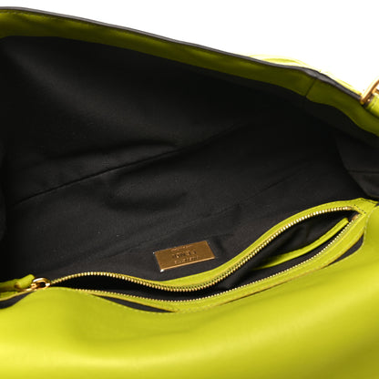 Fendi Nappa FF 1974 Embossed Baguette Wasabi 5 of 10