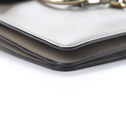 Chloe Suede Calfskin Mini Faye Bracelet Bag Motty Grey 9 of 10