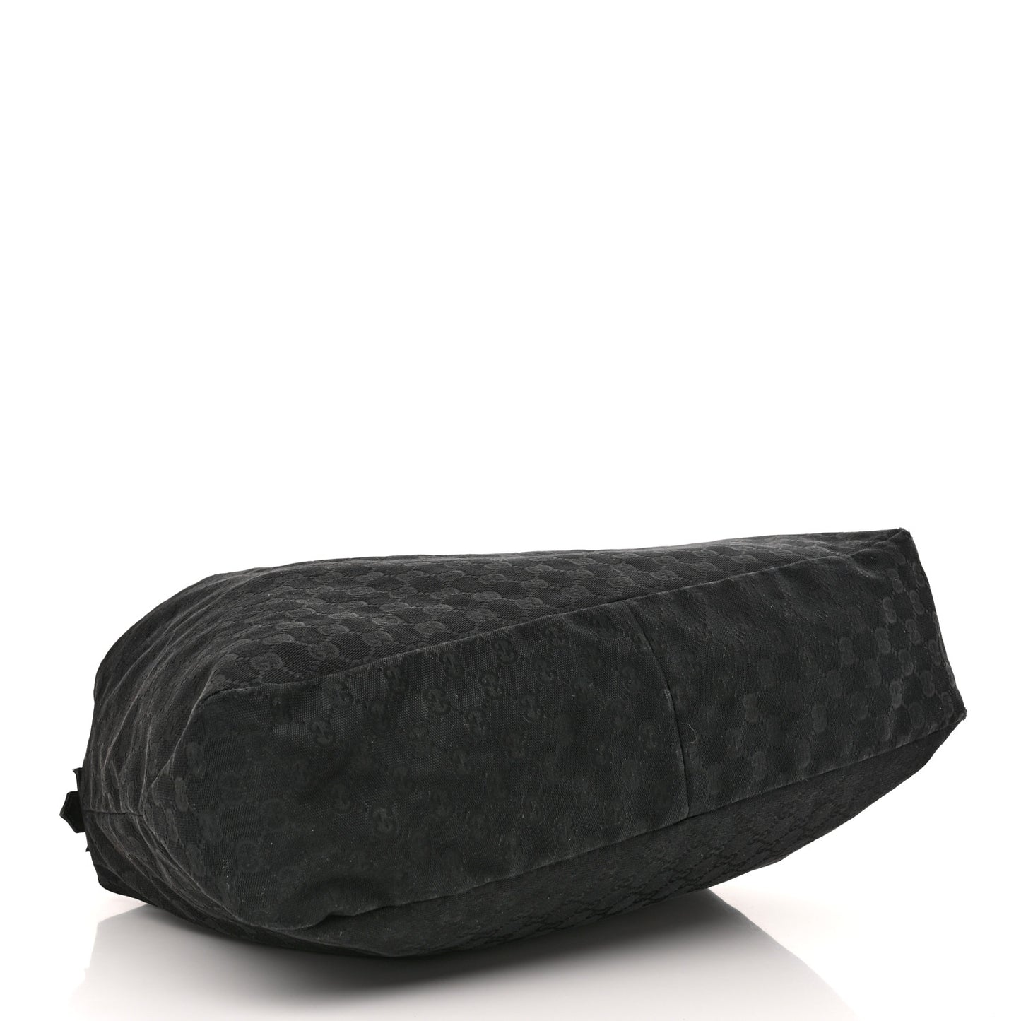 Monogram Large Horsebit Chain Hobo Black