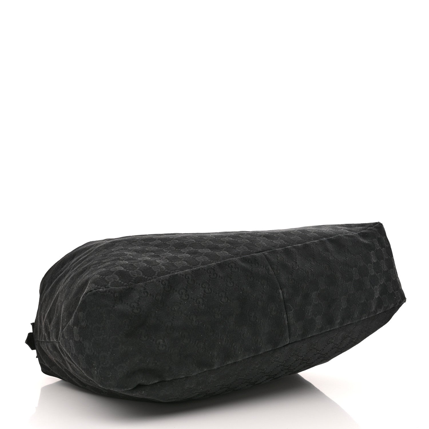 Gucci Monogram Large Horsebit Chain Hobo Black 4 of 14