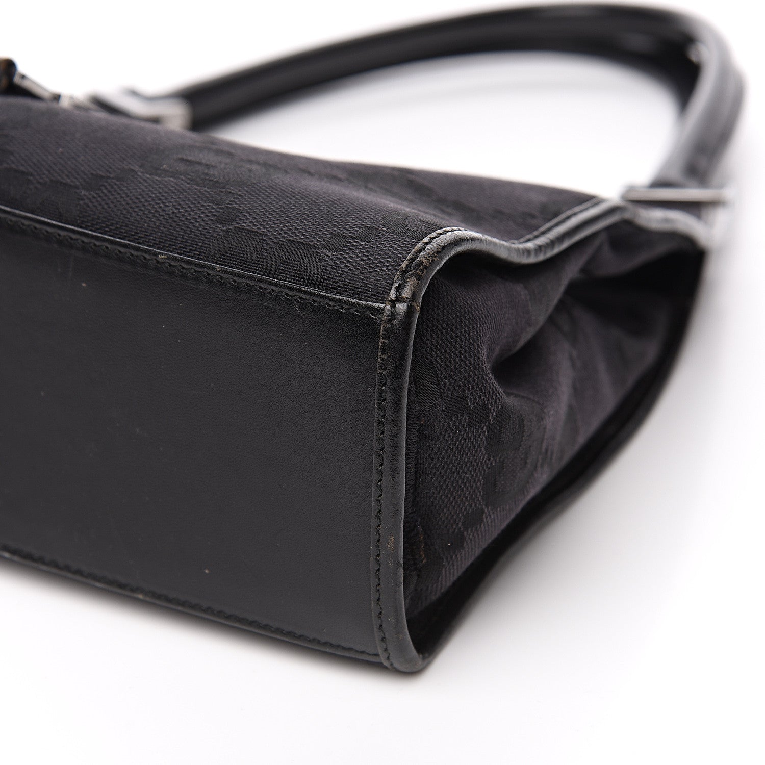 Gucci Monogram Jackie Shoulder Bag Black 11 of 17