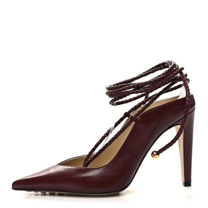 Bottega Veneta Nappa Spritz Pumps 36.5 Cherry 1 of 7