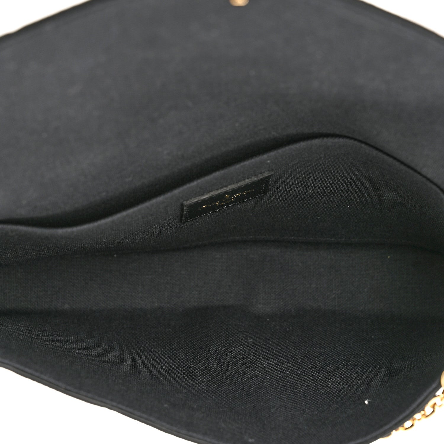 Louis Vuitton Empreinte Pochette Felicie Chain Wallet Black 6 of 10