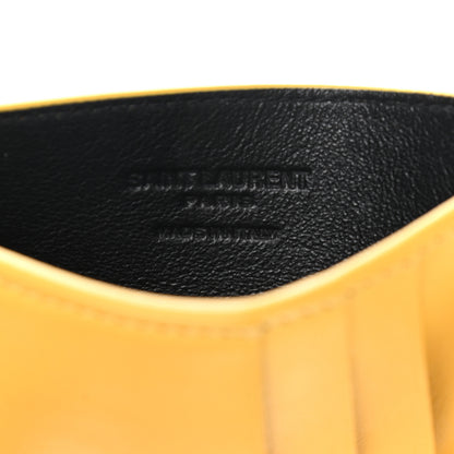 Saint Laurent Lambskin Monogram Loulou Puffer Pouch Clutch Yellow 8 of 13