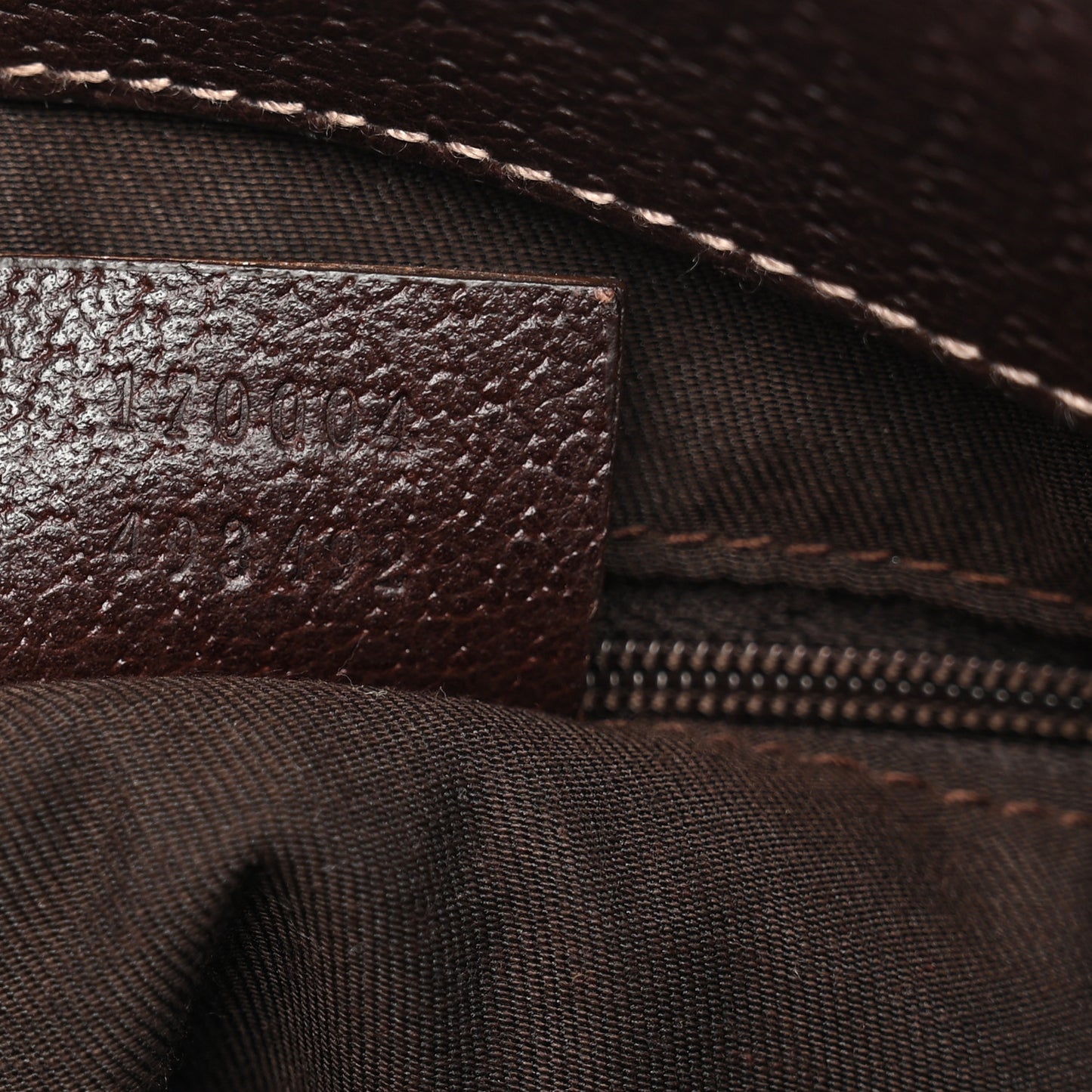 Monogram Medium Abbey Tote  Brown