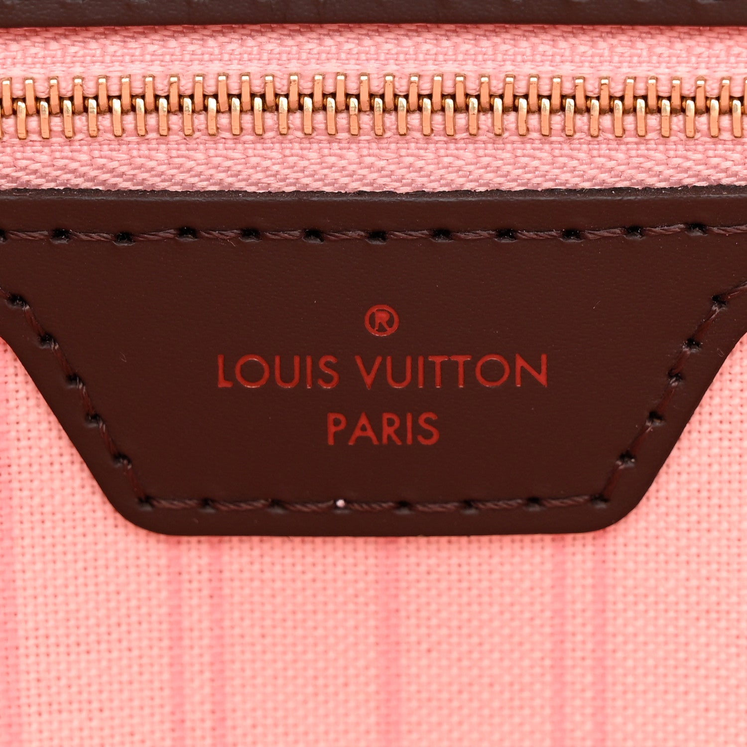 Louis Vuitton Damier Ebene Neo Neverfull MM Rose Ballerine 6 of 9