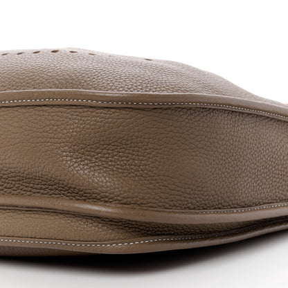 Hermes Taurillon Clemence Evelyne III PM Etoupe 10 of 12