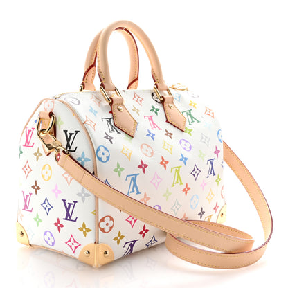 Louis Vuitton LV X TM Monogram Multicolor Speedy Bandouliere 25 White 3 of 9