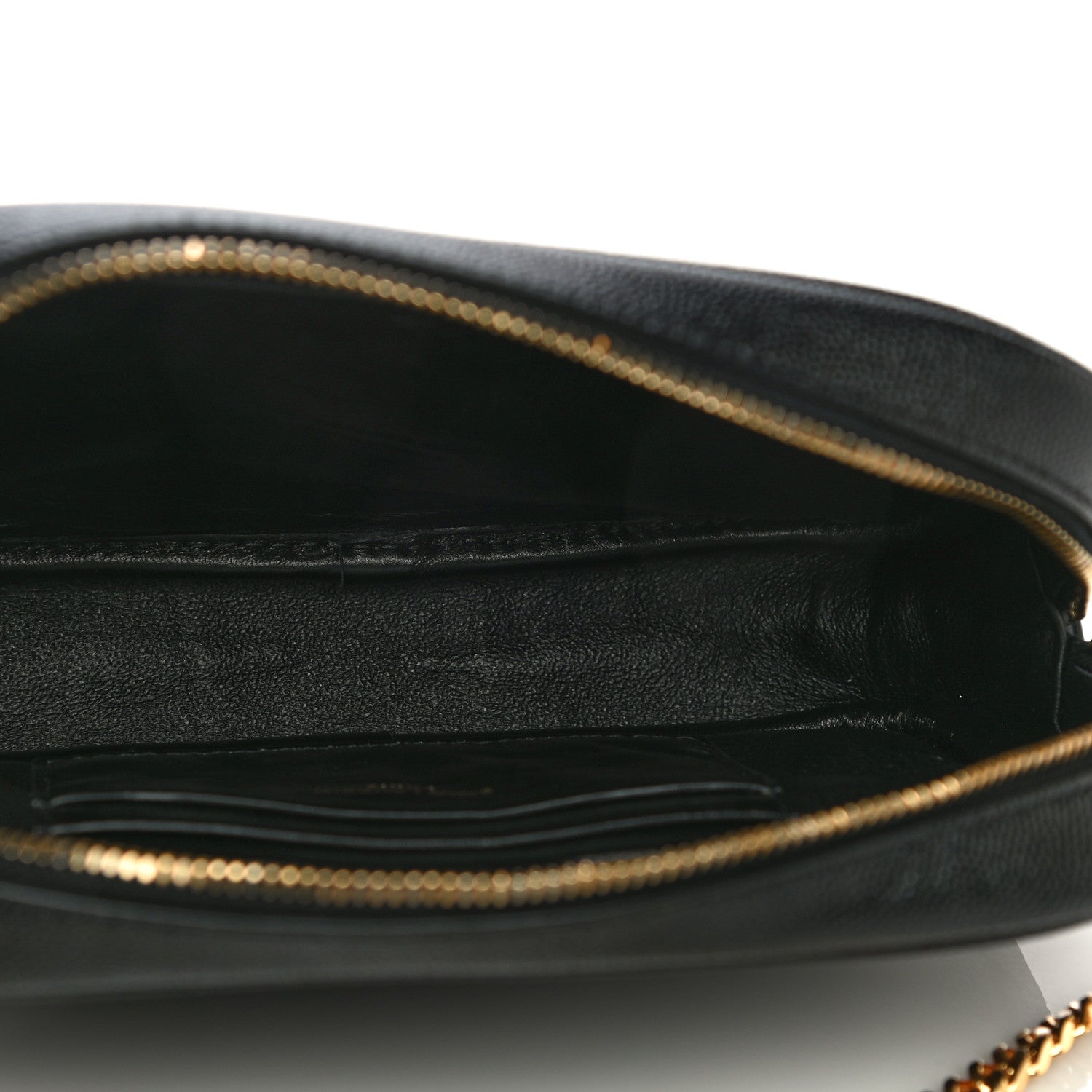 Saint Laurent Grain De Poudre Matelasse Monogram Mini Lou Camera Bag Black 5 of 13