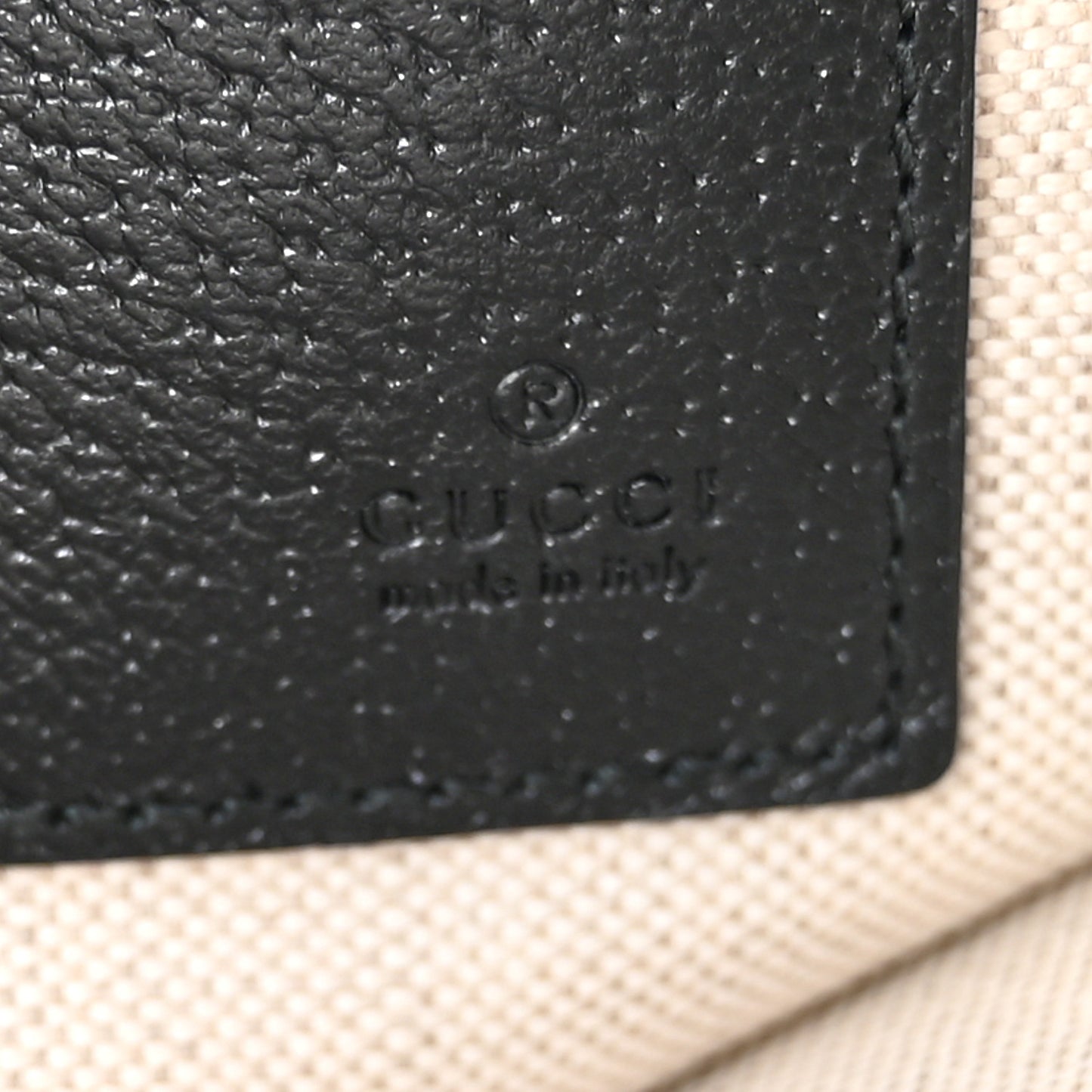 Velvet GG Monogram Textured Calfskin Web Ophidia Wristlet Blue Beige Black