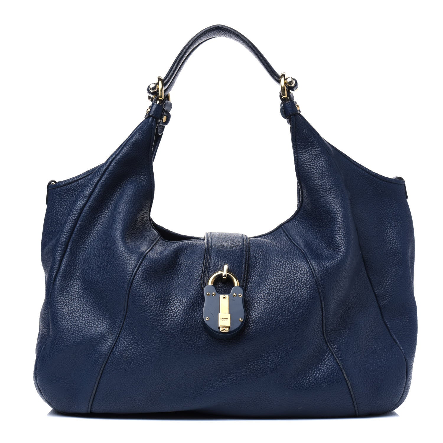 Loewe Calfskin Calle Hobo Navy 1 of 16