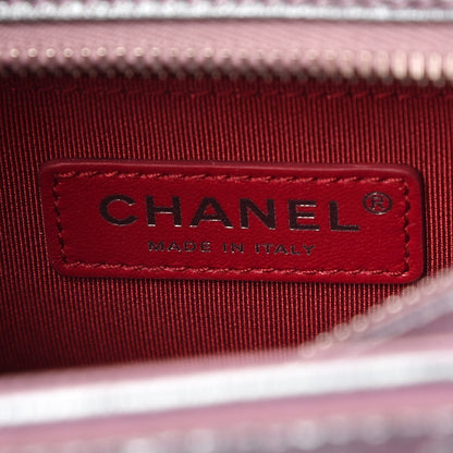 Chanel Iridescent Lambskin Calfskin Quilted Small Gabrielle Hobo Light Purple 6 of 7