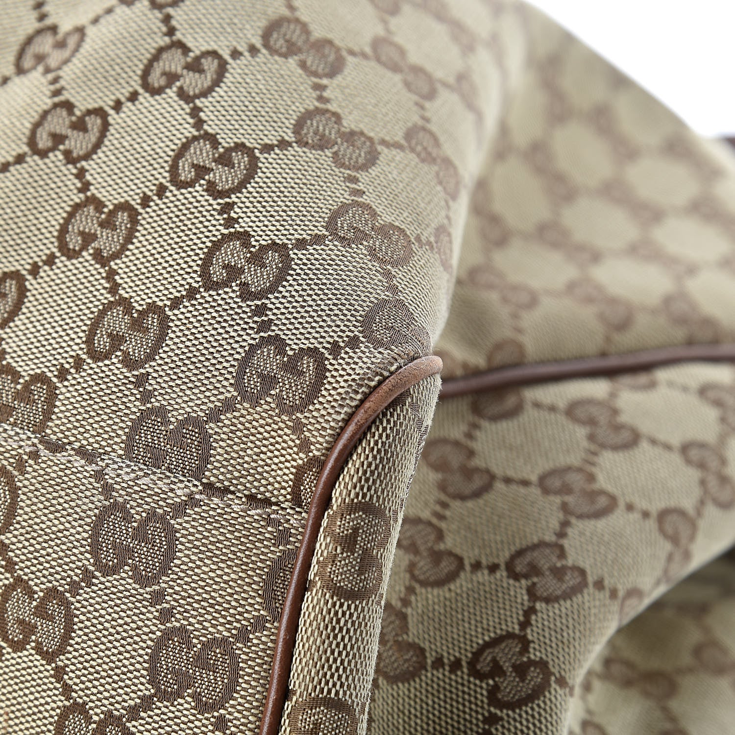 Gucci Monogram Large Sukey Tote Brown 11 of 19