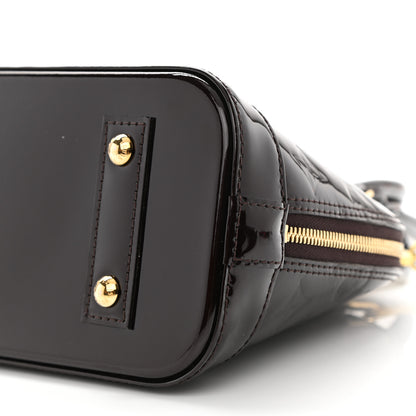 Louis Vuitton Vernis Alma BB Amarante 8 of 10