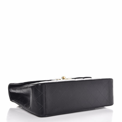 Chanel Lambskin Quilted XL Jumbo Single Flap Black 5 of 9