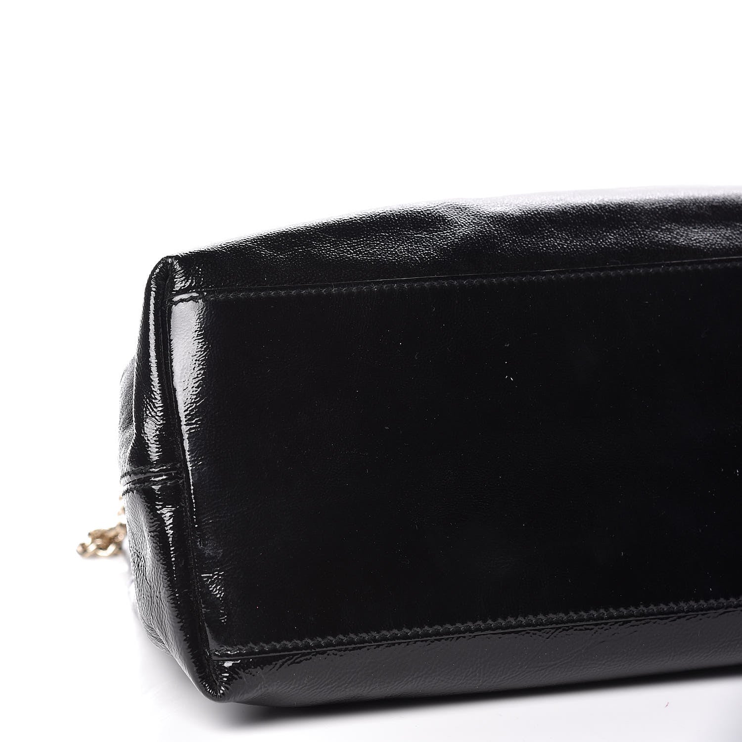 Gucci Patent Medium Soho Chain Shoulder Bag Black 8 of 9