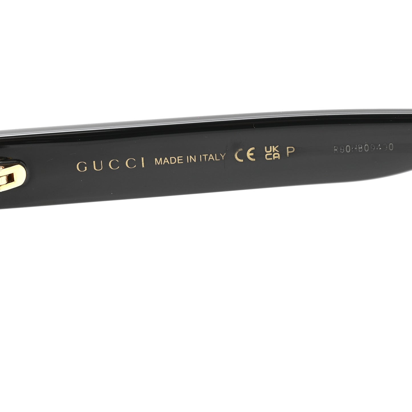 Acetate Square Frame Sunglasses GG1337S Black