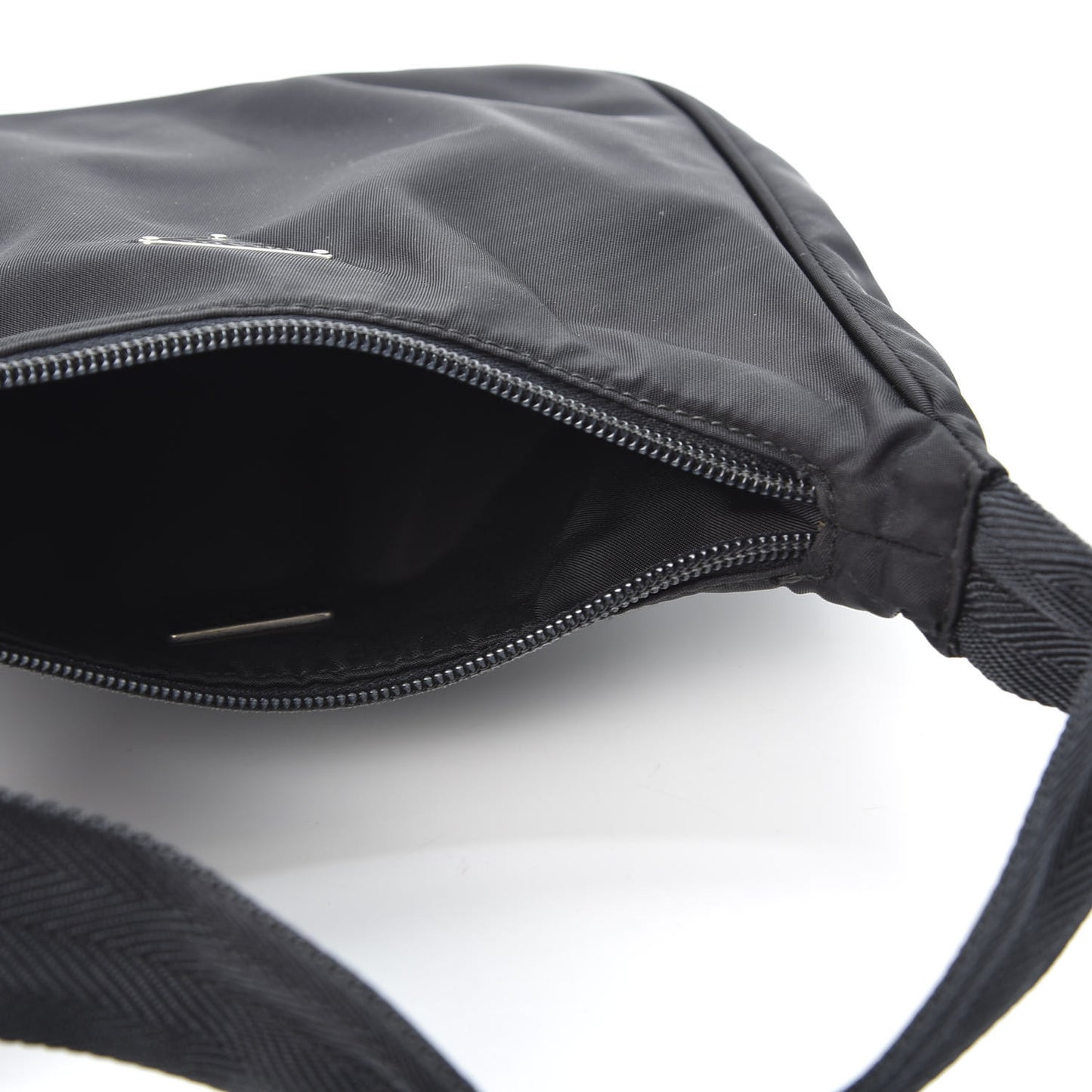 Tessuto Nylon Sport Shoulder Bag Black