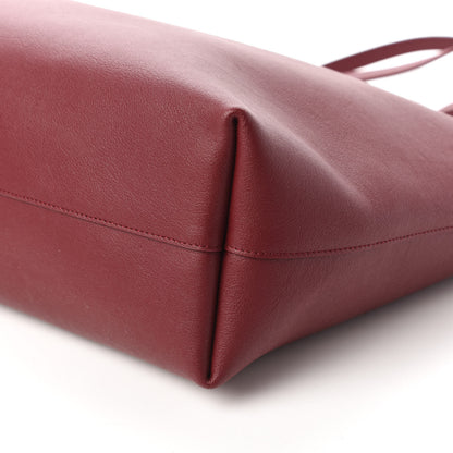 Saint Laurent Calfskin Large Shopping Tote Rouge Legion 7 of 10