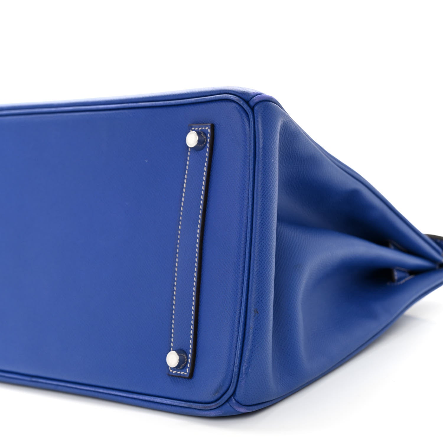 Hermes Epsom Candy Birkin 35 Bleu Electrique Mykonos 10 of 13