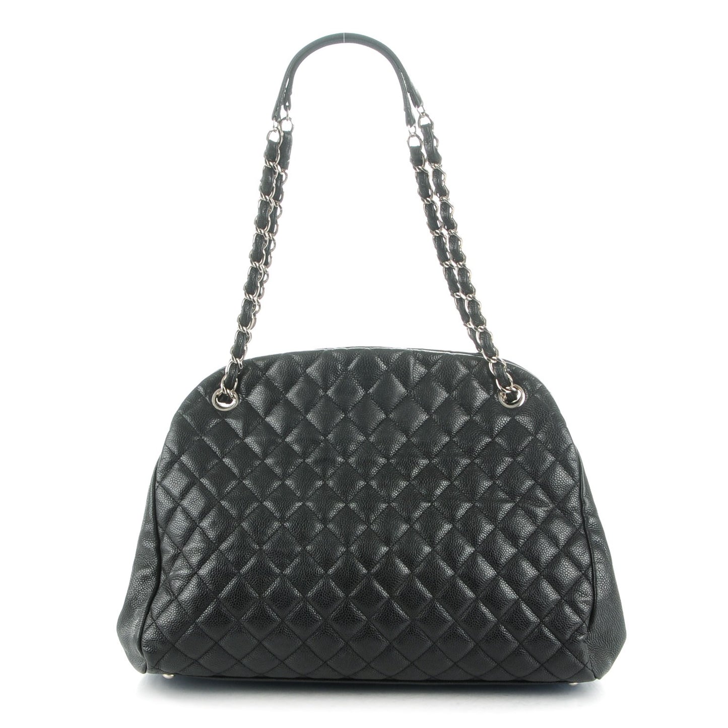 Caviar Quilted Large Just Mademoiselle Black