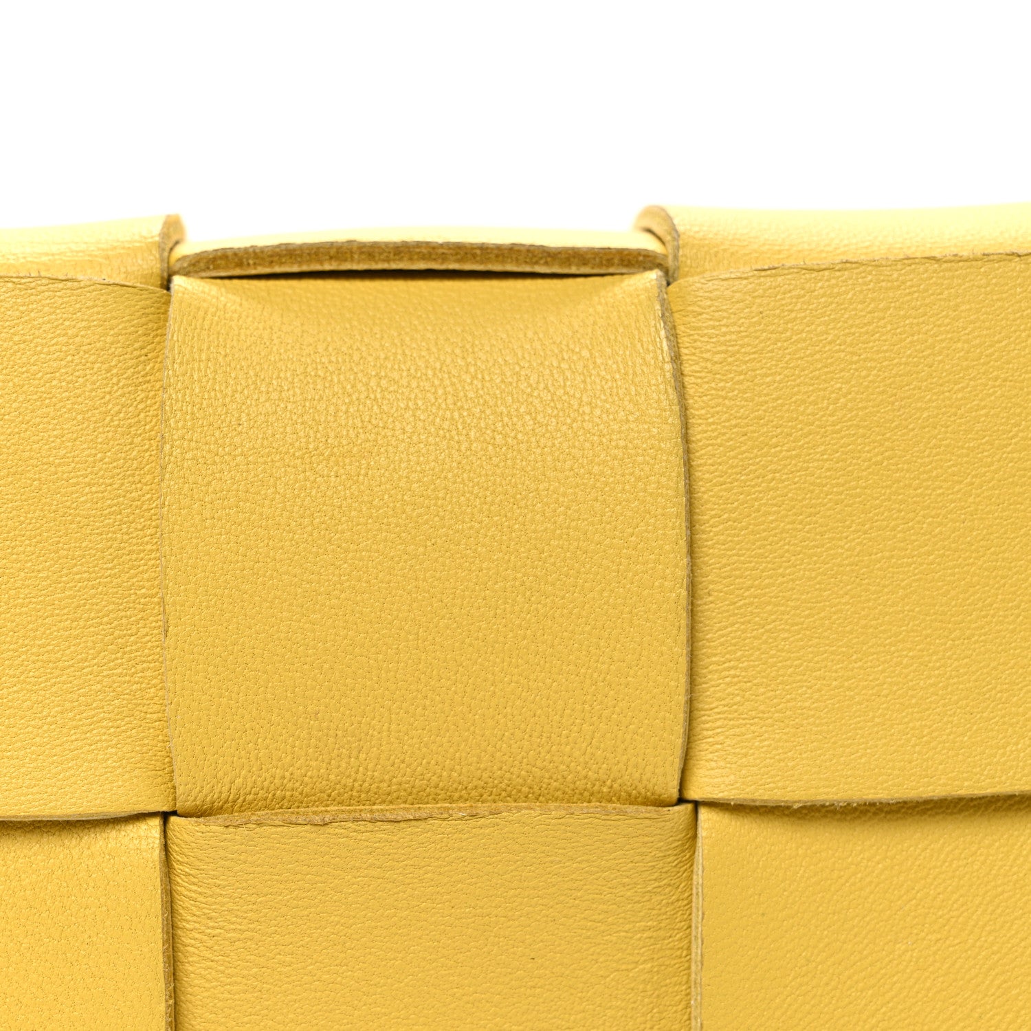 Bottega Veneta Lambskin Maxi Intrecciato Small Cassette Crossbody Bag Gold 9 of 11
