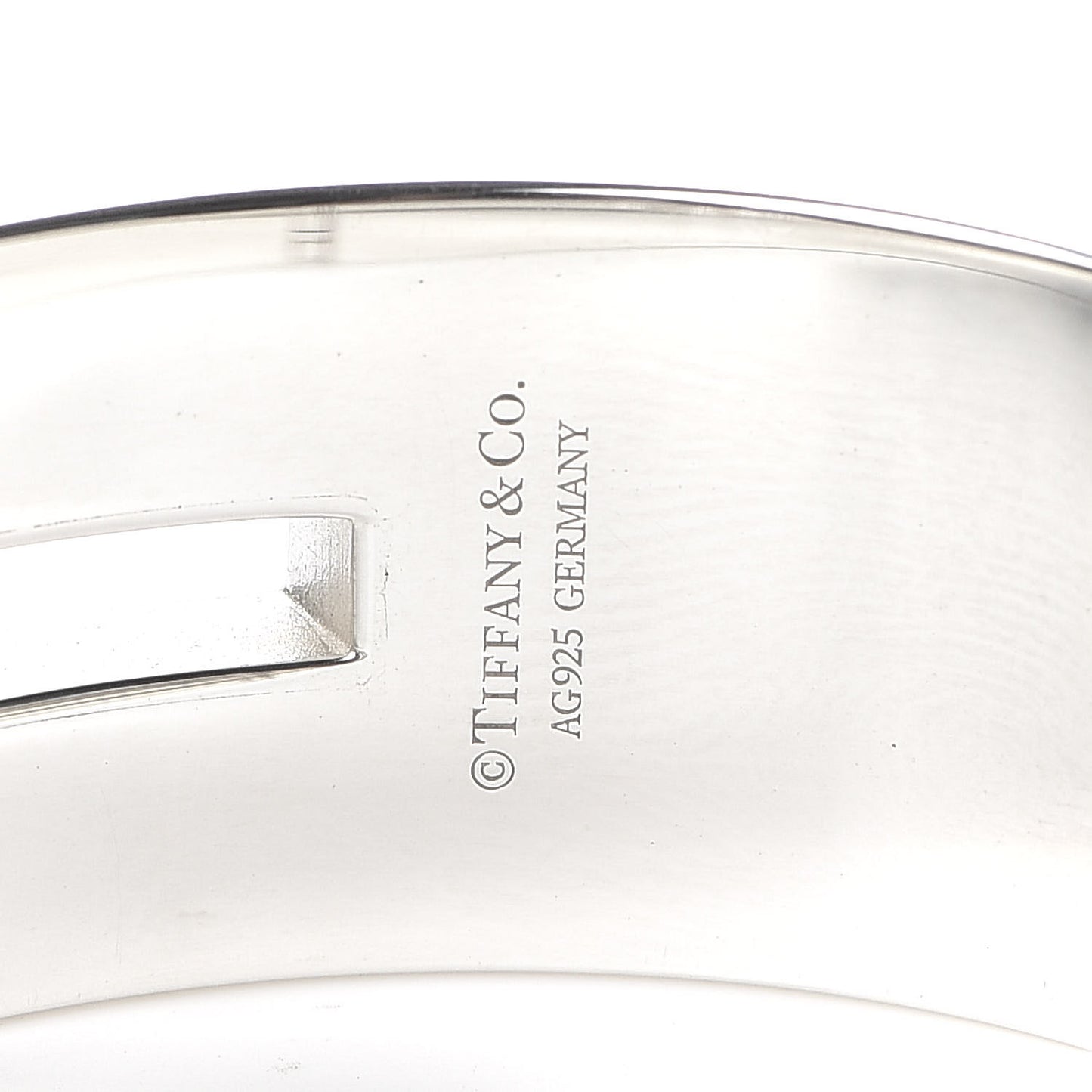Sterling Silver T Cutout Cuff Bracelet