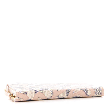 Louis Vuitton Damier Azur Tahitienne Clemence Wallet 3 of 9