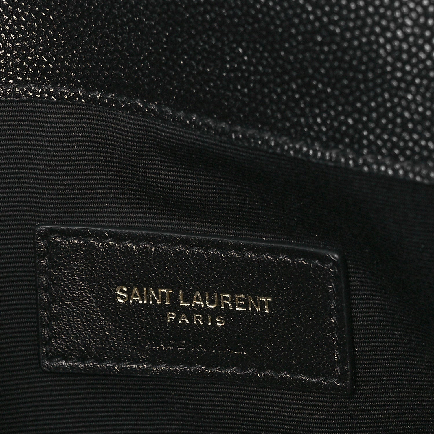 Saint Laurent Grain De Poudre Uptown Pouch Black 7 of 8