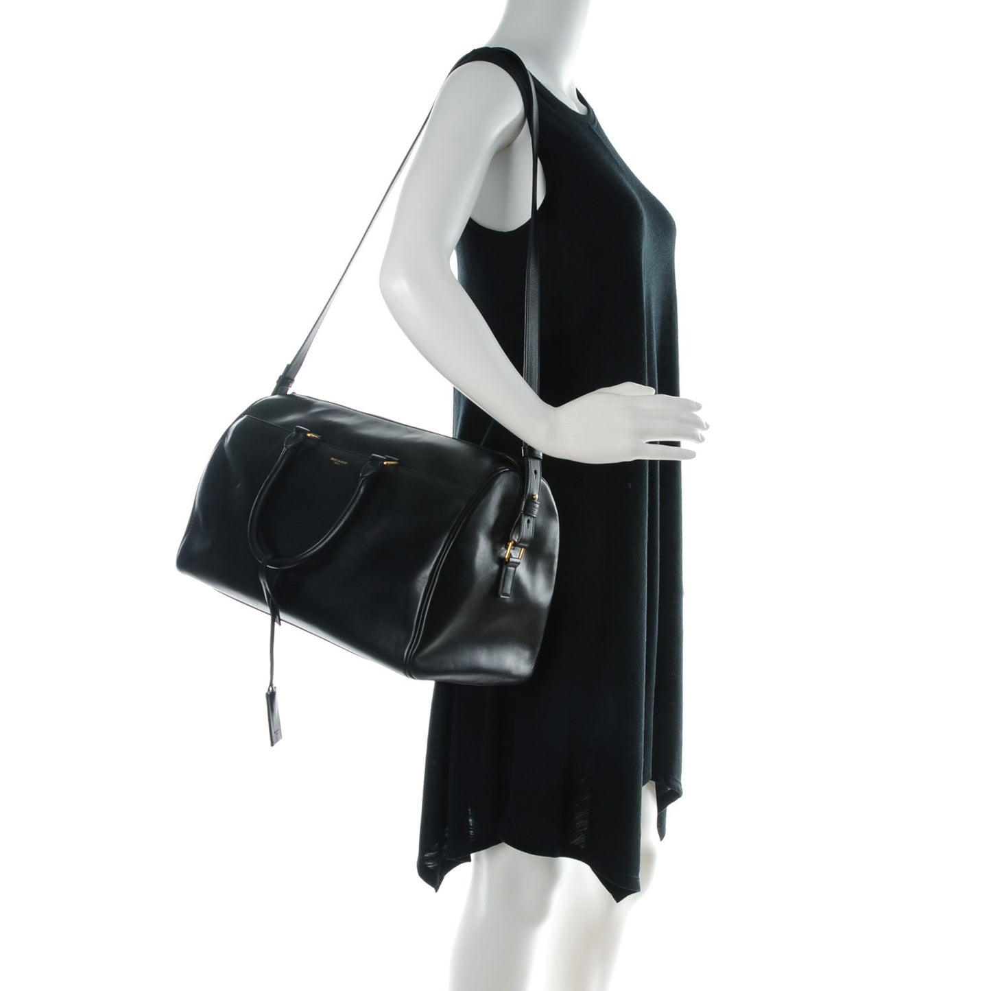 Calfskin Classic Duffle 12 Black
