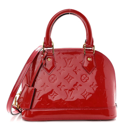 Louis Vuitton Vernis Alma BB Cherry 1 of 9