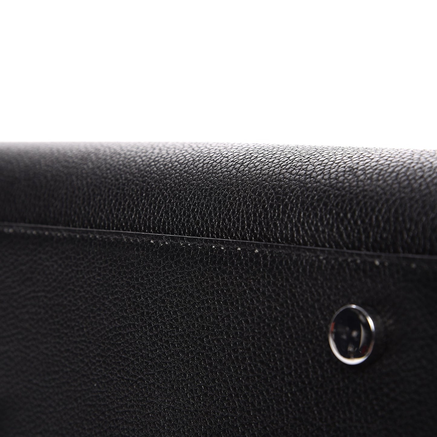 Grained Calfskin Small Sac De Jour Black